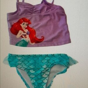 Kids Mermaid Swim Set - Purple and Green